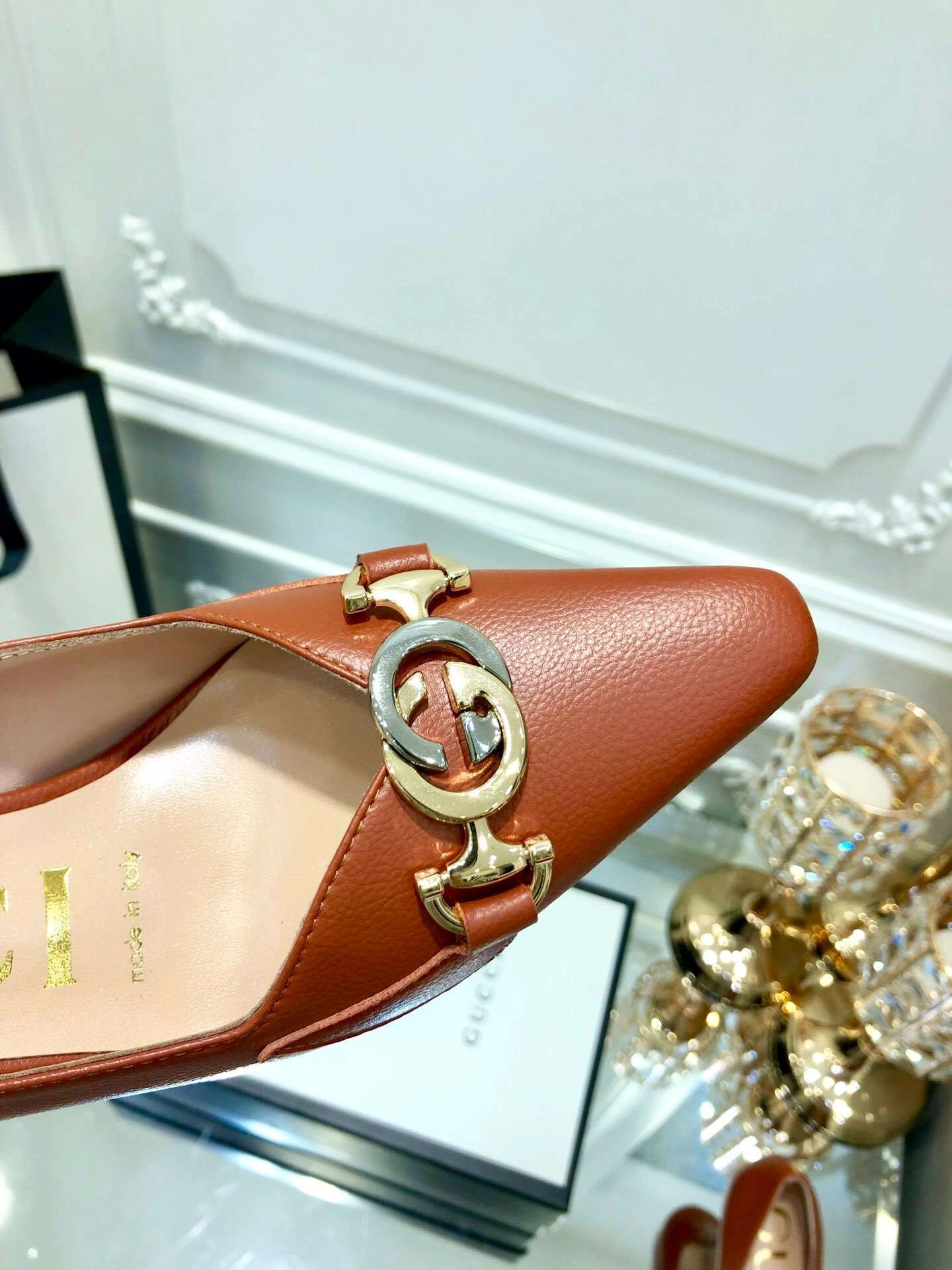 &*COCO--- sheepskin Heel height 7.5cm high quality version item : W02X34B0305
